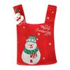 Knitted Christmas Eve Apple and Candy Gift Bag