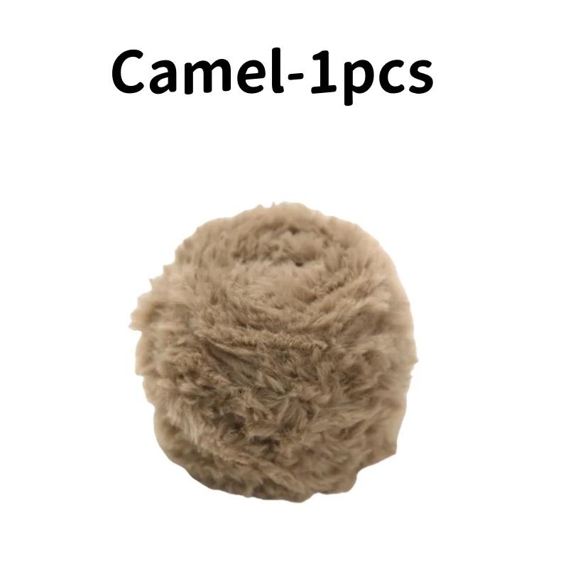 100g Super Soft Fur Yarn Chunky Fluffy Faux Fur Eyelash Yarn for Crochet Knitting Scarf Blankets DIY Craft