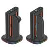 4 Controller Charging Stand for NS2 Magnetic Controller Charging Dock Station with Light Gamepad Chargers Base