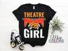Theatre Girl Acting Masks T-Shirt, Musical Drama Actor Actress Funny Gift, Broadway Play Lover, Act Performance Performer Coach Outfit,