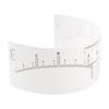 Microblading Brow Ruler Stickers: Disposable, Universal Positioning Tool with Scale for Precise Brow Shaping