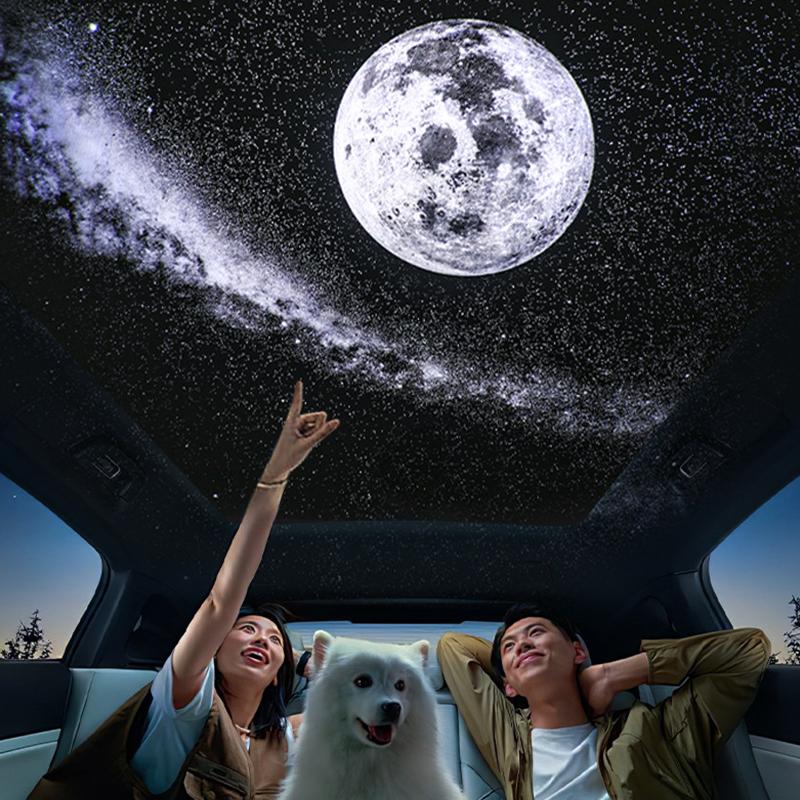 Usb Star Moon Projector Light With Adjustable Focus Plug And Play For Car Bedroom Home Decor