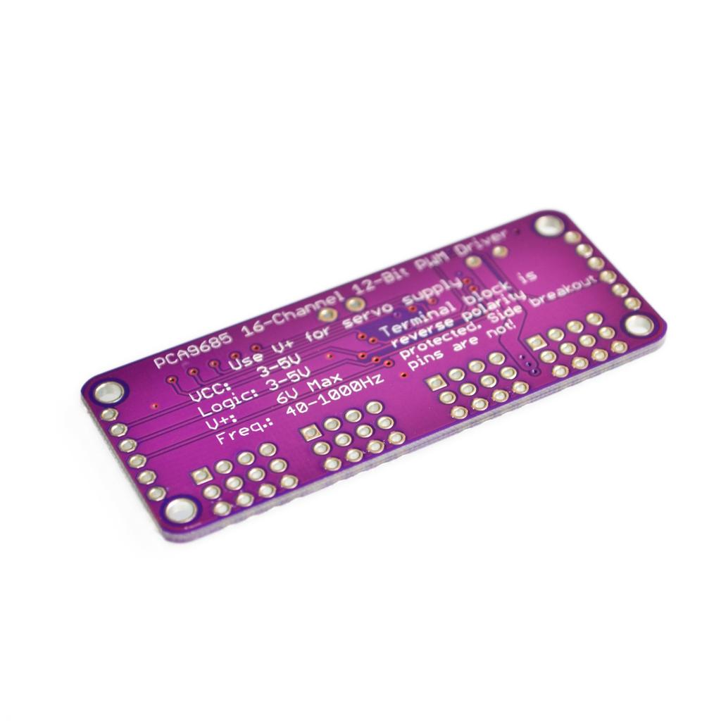 PCA9685PW 16 Channel 12-bit PWM/Servo Driver-I2C Interface PCA9685 Module for Raspberry Pi Shield Module Servo Shield