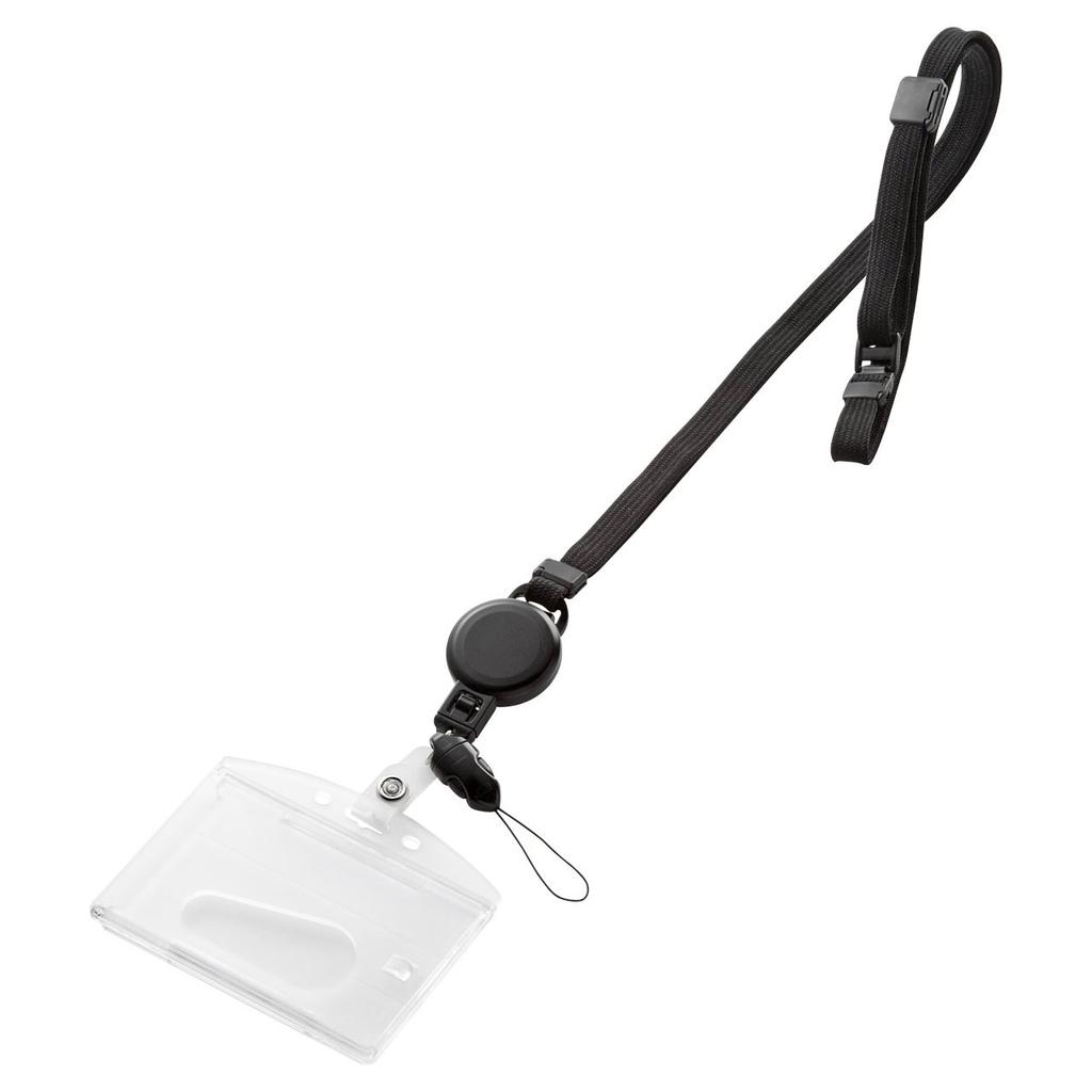 SANWA SUPPLY Reel Strap Hard ID DG-STR1 (with Case)