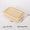 Eco-Friendly Corn Starch Biodegradable Disposable Food Containers with Lids
