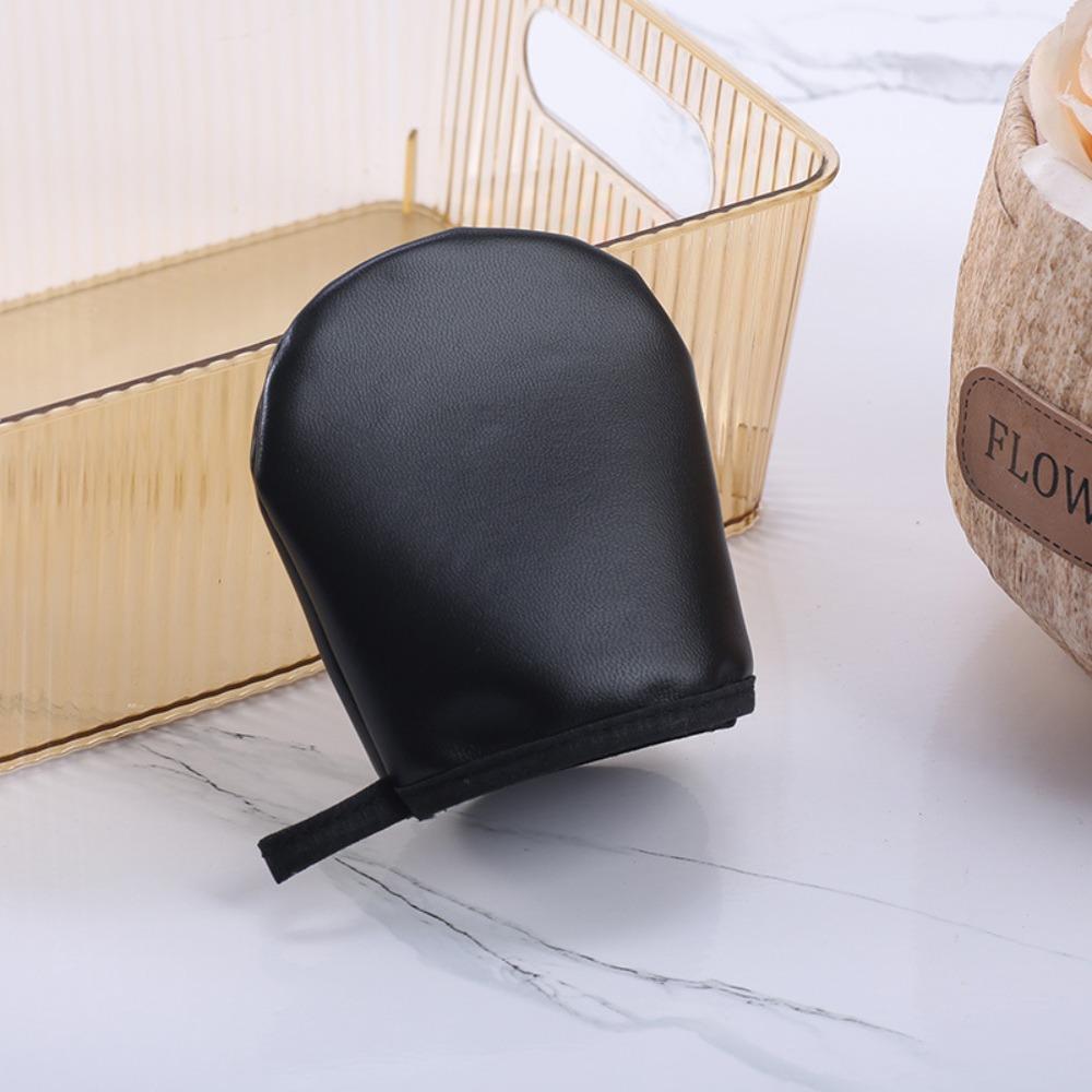 

Double-Sided Self-Tanning Mitt PU Leather Makeup Applicator New Body Lotion Gloves for Lazy People чёрный