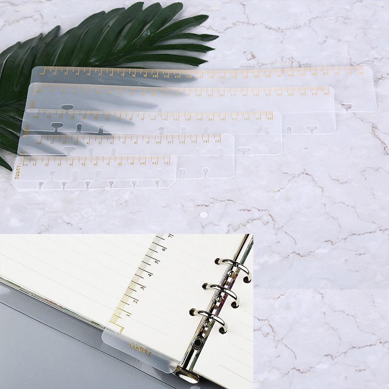 Buy Coil Notebook Ruler Frosted Planner 6 Holes Loose Leaf Spiral ...