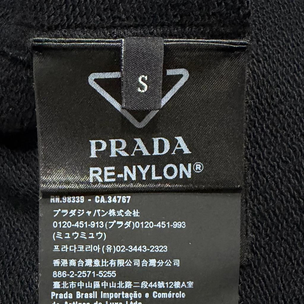 Prada Nylon Jacket Black Women's Size S Model 134643