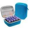 Insulin Vial Holder 15 Slots for 10ml Vials Handheld Peptide Case with Foam Protection Portable Insulin Storage Case (Case Only)