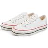 MLB Playball Slip Resistant, Abrasion Resistant, Breathable, Lightweight Low Top Canvas Shoes Unisex White Sneakers 32SHP1111-50W