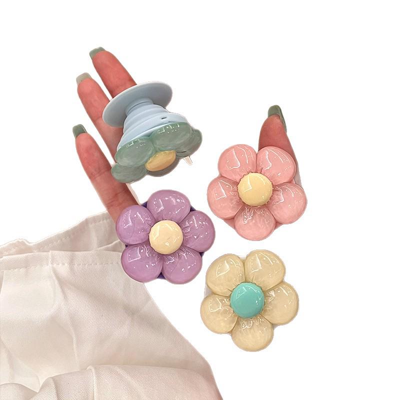 Foldable Telescopic Flower Airbag Phone Holder for Apple, Huawei, Xiaomi