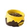 Cat Bowl Food Basin Ceramic Dog Bowl High Foot Oblique Mouth Protection Cervical Spine Dog Bowl Drinking Water Cat Bowl Ceramic Honey Jar Cat Bowl