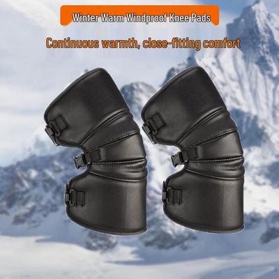 Men's and Women's Winter Electric Motorcycle Windproof Knee Pads