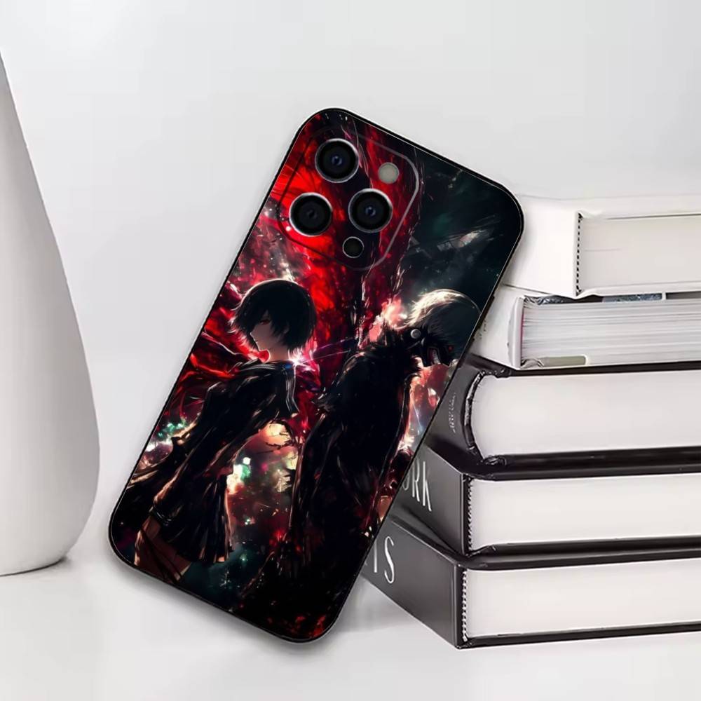 Tokyo Ghoul Touka Kirishima Phone Case For iPhone17,16,15,14,13,12,11 Plus,Pro Others Soft Black Cover