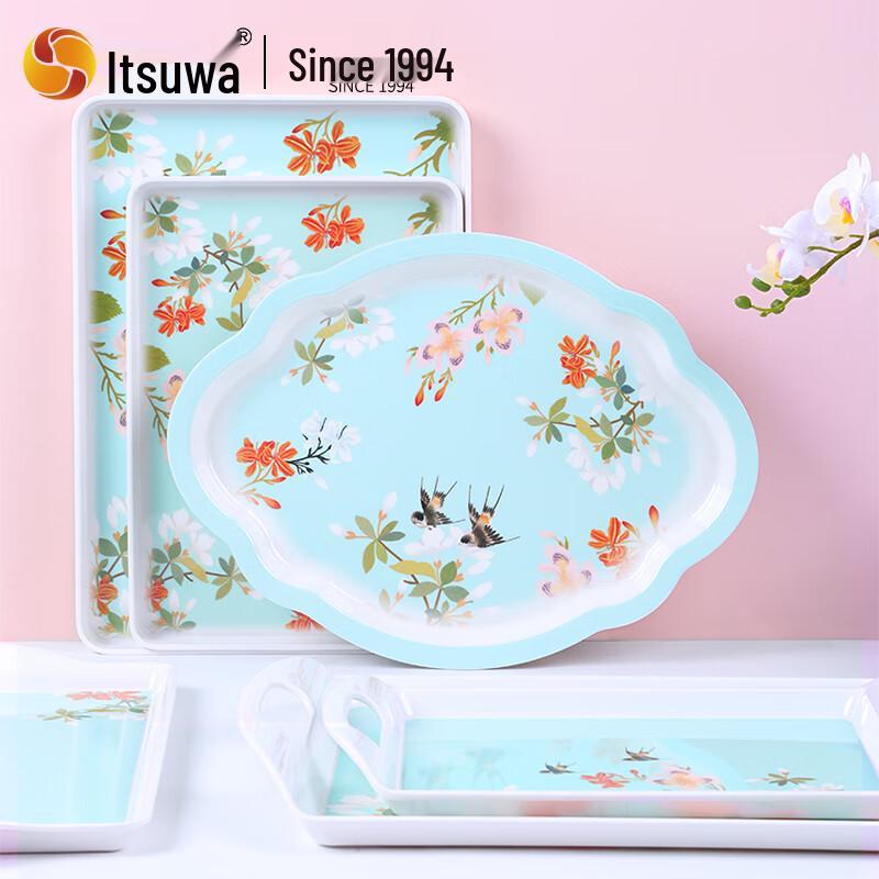 Wuhe Nordic Style Melamine Rectangular Tray