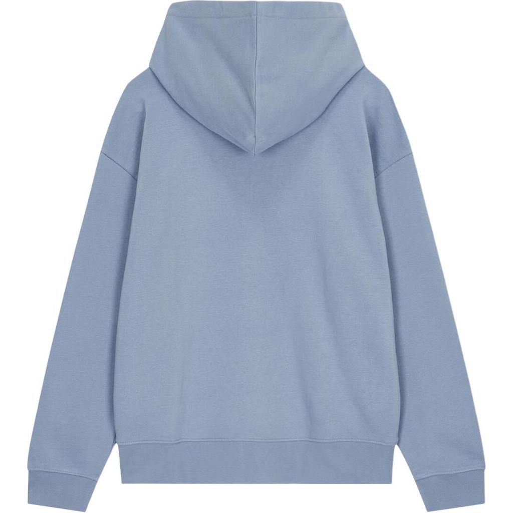 Calvin Klein Letter Jacquard Loose Fit Drop Shoulder Long Sleeve Sweatshirt Men Sweatshirt Light-Blue 40HM231-PQE
