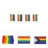 Steag Parada Festival Pride Gay Curcubeu LGBT cu Ochiuri din Alamă