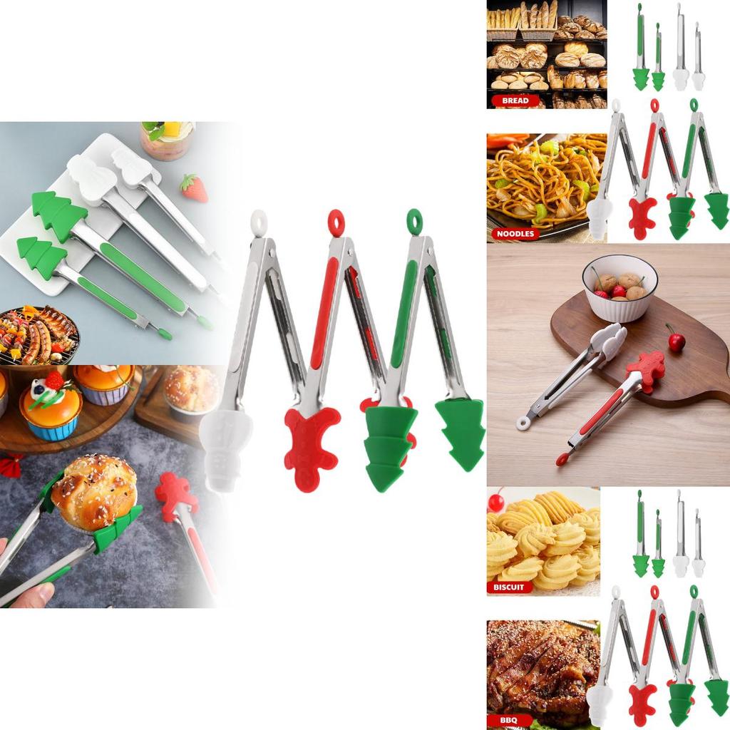 Högkvalitativa matpincetter i rostfritt stål perfekta för grillning och högtidsfester