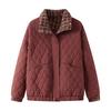 New Winter Lapel Cotton Coat for Middle-Aged Women: Casual Short Jacket for Mothers and the Elderly