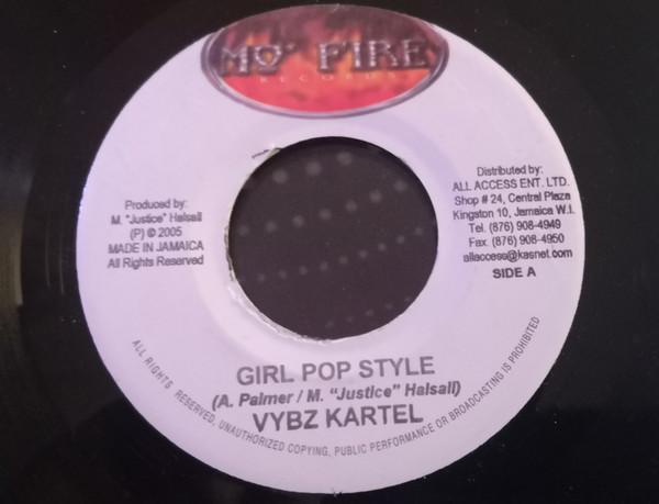 7inch Record VYBZ KARTEL / HARRY TODDLER / SHOT  - Girls Pop Style / Fi Dis NONE Mo Fire Records 2005 Jamaica Reggae, Ska & Dub Used