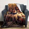1pc Flannel Blanket, Fantasy,Adventure,Magic Pattern Printed Blanket, Sofa Bed Sofa Car Office Camping Travel Warm And Comfortable Soft Blan