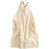 And Packable Apron for Slit Length 71849 "kukugoto" Women, Gathered, 115cm, Bevel, Beige,