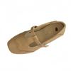 Retro flat-soled T-buckle single shoes, small leather shoes, autumn new British style engraved Mary Jane shoes