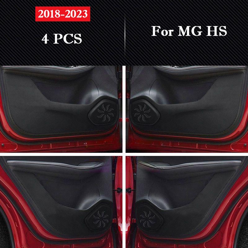 For MG HS 2018-2026 Car Door Anti Kick Pad Protection Sticker Glove Box Carbon Fiber Scratch Resistant Film Interior Accessories
