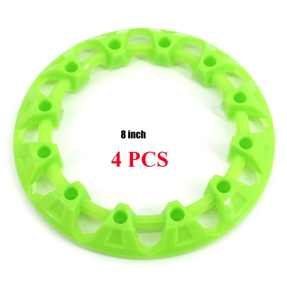 8-10 Inch Off-Road ATV/Beach Buggy Wheel Trim Cover - Colorful Decorative Tire Cap