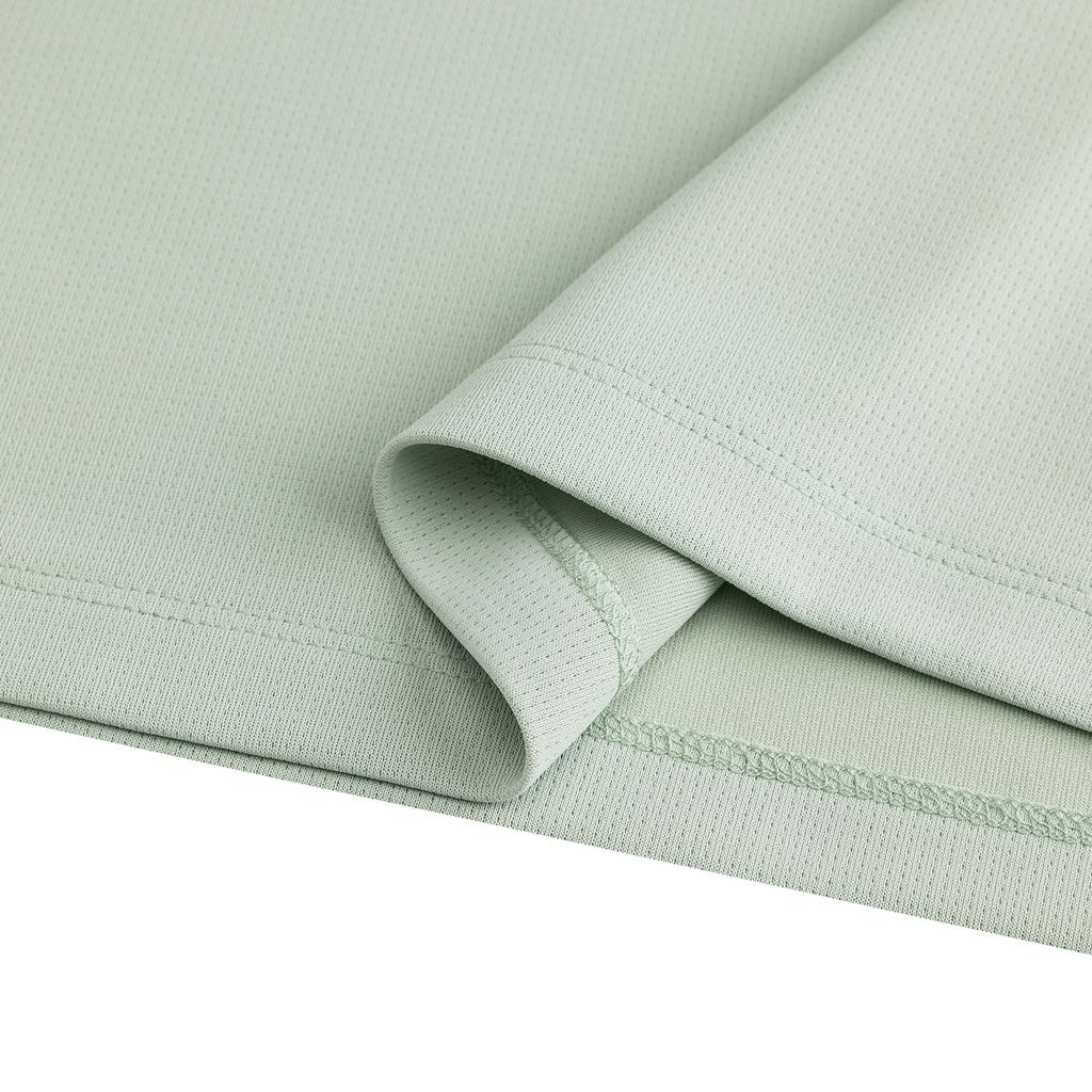 Anta Short Sleeve Moisture Wicking Casual Knit Shirt Summer T-Shirt Women tops Mugwort-Green 962627116-2