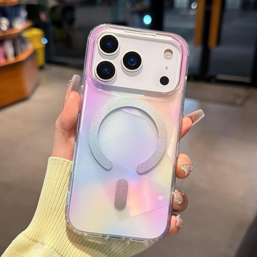 High-Transmittance Gradient Magnetic Case for iPhone 17 Pro Max - Compatible with Model 16 & 15 Generation