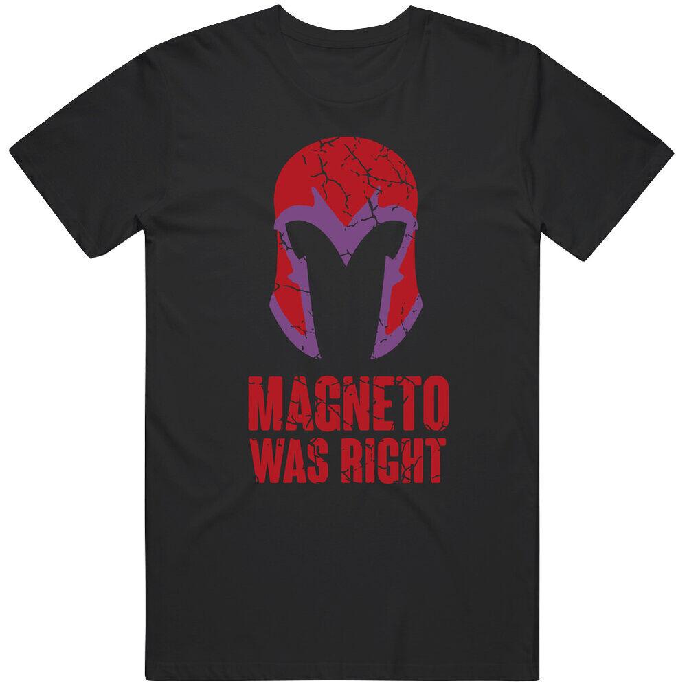 Magneto Was Right 97 Comic Fan Distressed  T Shirt Unisex T-Shirt L