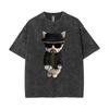 Washed Vintage TV Show Fan Men Women Breaking Bad Heisenberg and Jesse Pinkman Graphic Tshirt Better Call Saul Print T Shirts