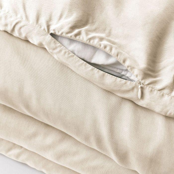 Housse de couette "Lysandre" toutes dimensions "Lyocel" L'effet Papillon - Lysandre Pampa - Housse de couette 260 x 240 cm