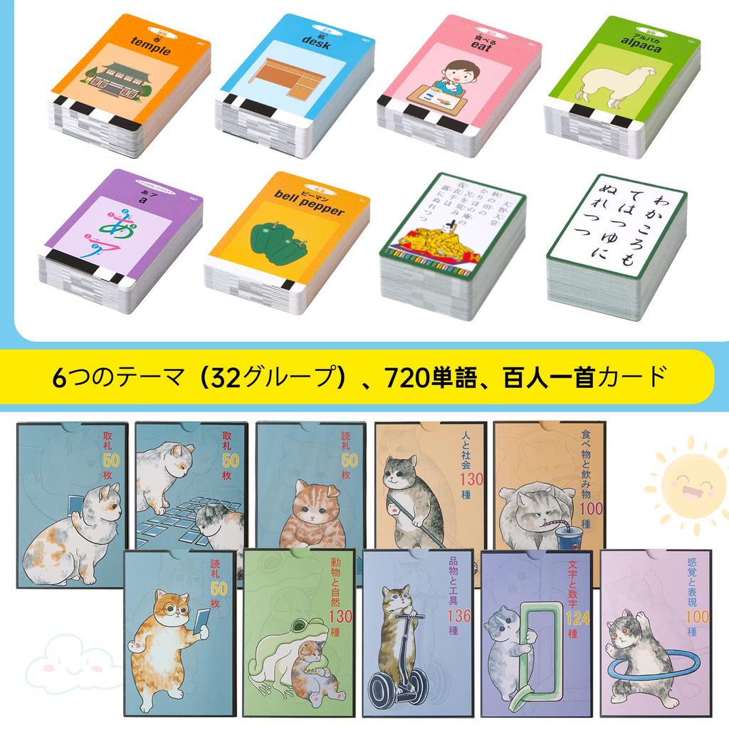 Sakura Yayoi English Educational 560 Vocabulary Flash Cards Words 200 Hyakunin Isshu Talking Word Card Educational Word Picture Card Elementary School