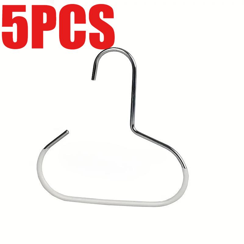 *1/2/5pcsVersatile Manganese Steel Round Hook - Perfect for Hats, Ties, Scarves & Bags, Strong Load-Bearing, Non-Deformable