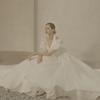 French Light Wedding Dress 1011 Summer New Bride Going Out Dress Simple Big Temperament Travel Photography Registration Wedding Dress