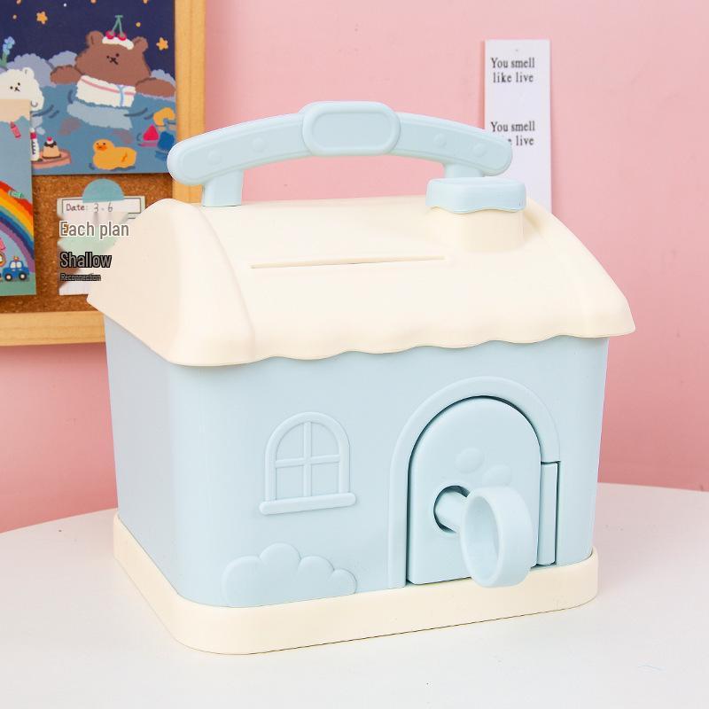 2023 Secure Kids' Piggy Bank with Lock - One-Way Savings Box, Ideal Student Gift