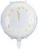 Foil Balloon Clock Midnight New Year' Eve New Year' Day 45cm