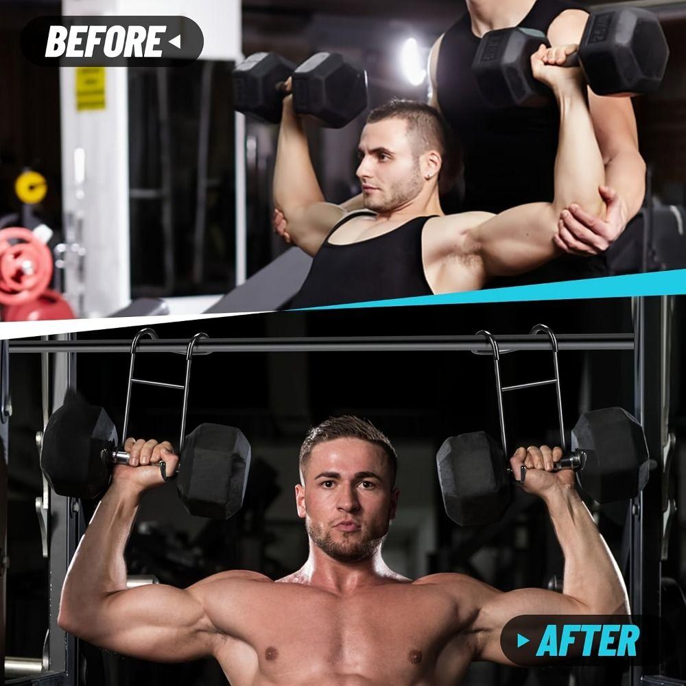 250lb Capacity Multi-function Weight Assist Bar For Fitness & Training