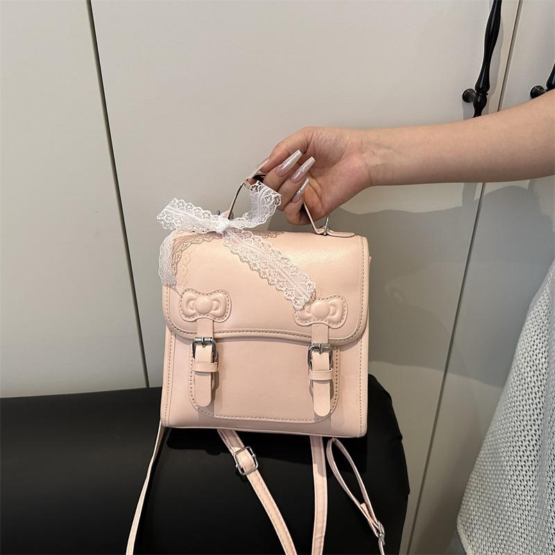 Backpack Women's Fashion Niche Design Sense Casual Small School Bag Sweet Lady Multifunctional Travel Backpack