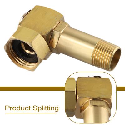Sturdy Fittings Replacement Spare Parts Swivel Elbow Connector Thread Design Easy Installation Fitment Fittings