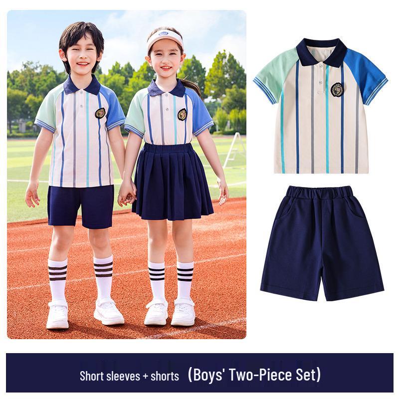 Zestaw mundurków sportowych dla pierwszej klasy szkoły podstawowej i przedszkola na wiosnę/jesień 2025