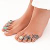 Personalized Combination Foot Ring, Retro Turquoise Love Palm 21-Piece Set Foot Decoration