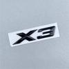 3D ABS Black Chrome Car Letters Rear Trunk Emblem Badge X1 X2 X3 X4 X5 X6 X7 Logo For BMW E70 E53 F15 G05 Decals Sticker Styling