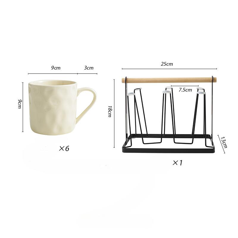 High Value Ceramic Water Cup Cream Wind Couple Cup Girls Creative Breakfast Coffee Cup