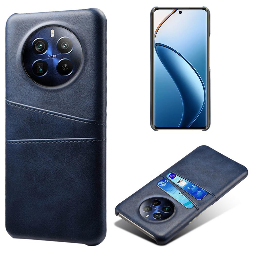 Phone Case for Realme 12 Pro 5G/12 Pro+ 5G Shell Leather+PC Dual Card Slots Back Cover