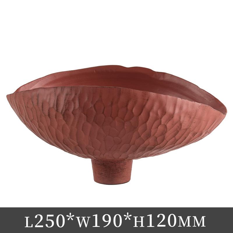 

Wabi-sabi Retro Shell Tray Ornament - Aged Candy & Dried Fruit Plate for Model Rooms & Hotels