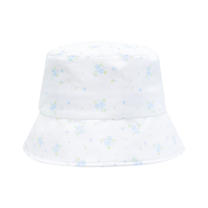 Margarin fingers FLORAL BUCKET HAT (HELLBLAU)