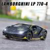 Lambor LP770-4 Druckgussauto-Modellspielzeug im Maßstab 1:32, zurückziehbares Spielzeugfahrzeug mit Ton und Licht für Kinder, Kleinkinder, Jungen und Mädchen, Geschenkkollektion